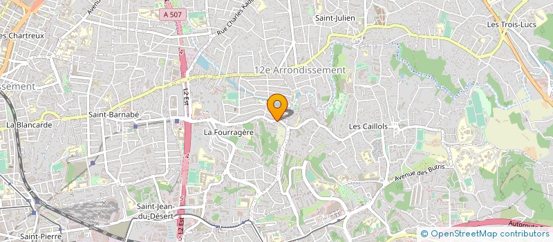 localisation de l'entreprise SOCIETE CIVILE D' EXPLOITATION AGRICOLE LES CULTURES DU DOUZIEME à MARSEILLE