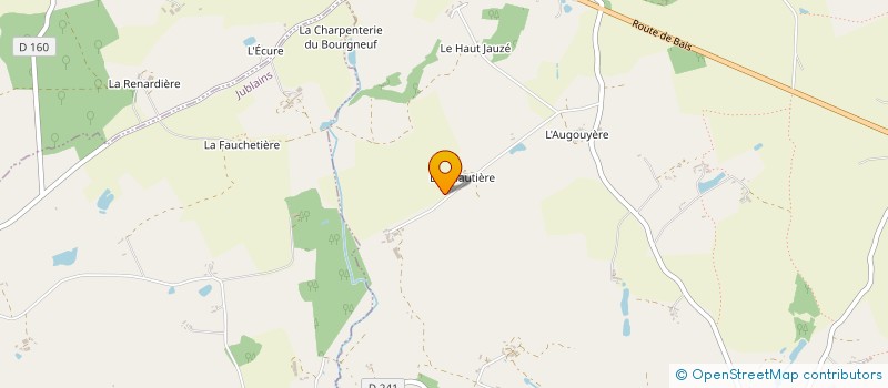 localisation de l'entreprise SOCIETE CIVILE D'EXPLOITATION AGRICOLE LES HAIES  VIMARTIN-SUR-ORTHE