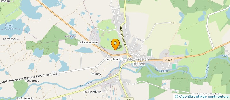 localisation de l'entreprise SOCIETE CIVILE D'EXPLOITATION AGRICOLE LES RIOLLIERES à MEZIERES-EN-BRENNE