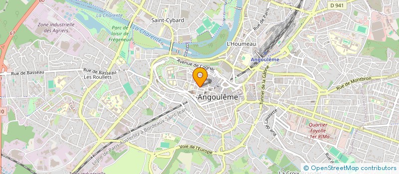 localisation de l'entreprise SOCIETE CIVILE D'EXPLOITATION AGRICOLE LES TERRES DE FOUGERE à ANGOULEME