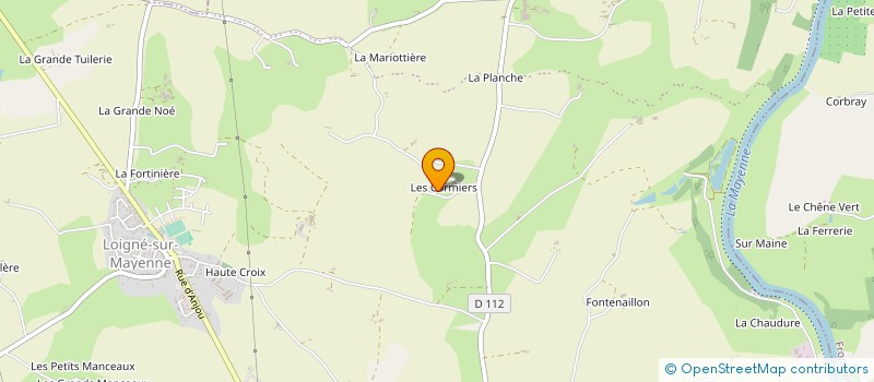 localisation de l'entreprise SOCIETE CIVILE D EXPLOITATION AGRICOLE MAHIER à LA ROCHE-NEUVILLE