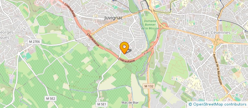 localisation de l'entreprise SOCIETE CIVILE D EXPLOITATION AGRICOLE MASSEBIAU  JUVIGNAC