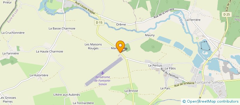 localisation de l'entreprise SOCIETE CIVILE D'EXPLOITATION AGRICOLE MERCIER à FONTAINE-SIMON