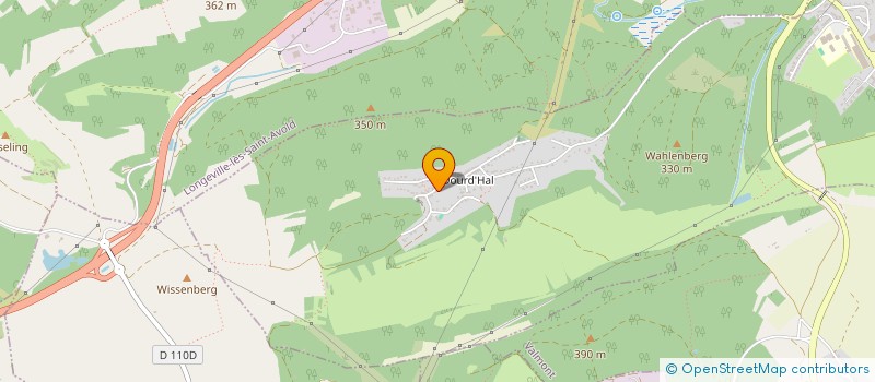 localisation de l'entreprise SOCIETE CIVILE D'EXPLOITATION AGRICOLE MLCA  SAINT-AVOLD