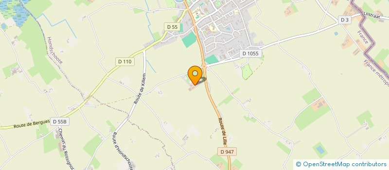 localisation de l'entreprise SOCIETE CIVILE D'EXPLOITATION AGRICOLE MOENECLAEY à HONDSCHOOTE