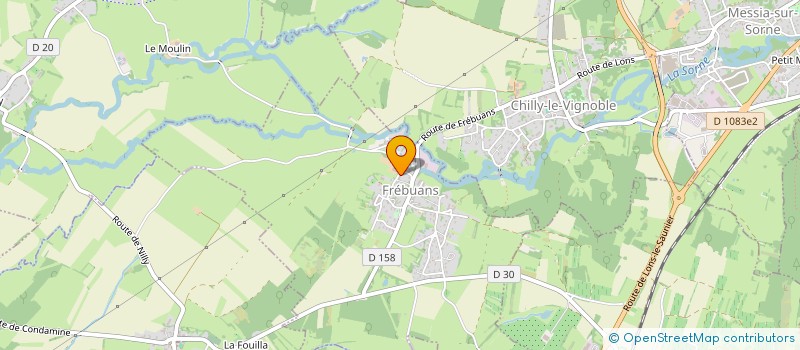 localisation de l'entreprise SOCIETE CIVILE D'EXPLOITATION AGRICOLE NICOLAS ELEVAGE  FREBUANS