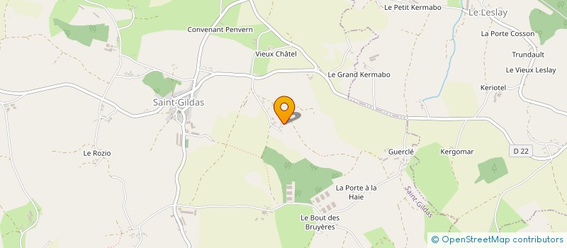localisation de l'entreprise SOCIETE CIVILE D'EXPLOITATION AGRICOLE PEMPOULEZY à SAINT-GILDAS