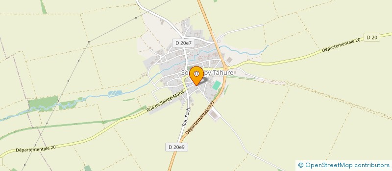 localisation de l'entreprise SOCIETE CIVILE D'EXPLOITATION AGRICOLE PERARD-BRUNEL  SOMMEPY-TAHURE