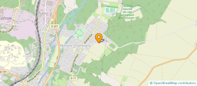 localisation de l'entreprise SOCIETE CIVILE D'EXPLOITATION AGRICOLE PEUTY à MORIGNY-CHAMPIGNY