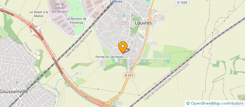localisation de l'entreprise SOCIETE CIVILE D'EXPLOITATION AGRICOLE PRIEUR D'ORVILLE à LOUVRES