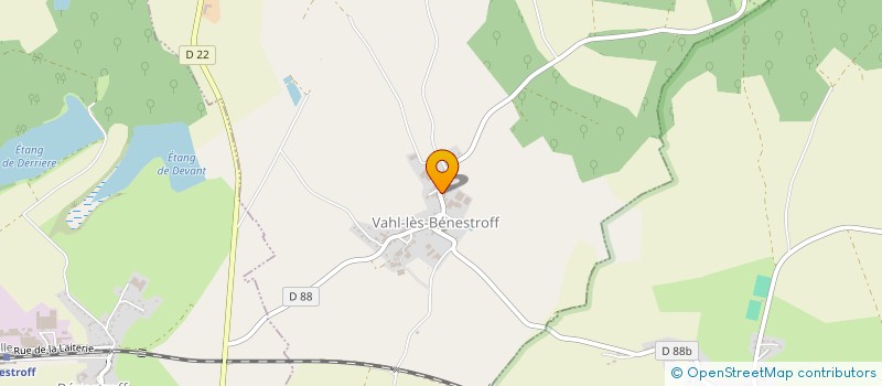 localisation de l'entreprise SOCIETE CIVILE D'EXPLOITATION AGRICOLE REFF  VAHL-LES-BENESTROFF