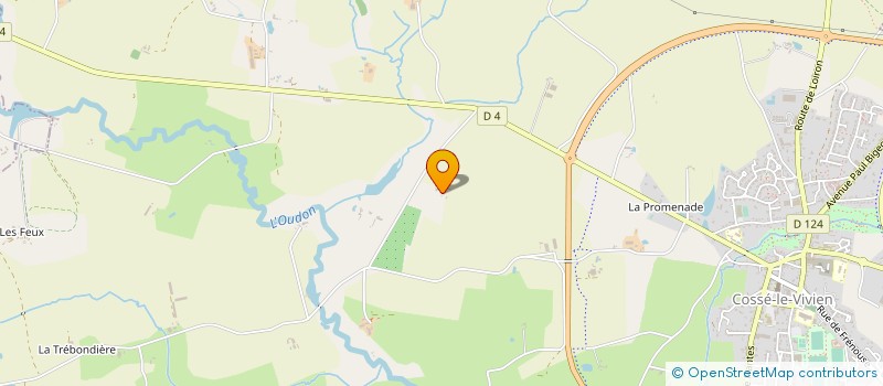 localisation de l'entreprise SOCIETE CIVILE D EXPLOITATION AGRICOLE SAGET à COSSE LE VIVIEN