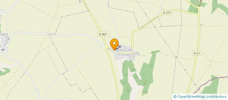 localisation de l'entreprise SOCIETE CIVILE D'EXPLOITATION AGRICOLE SAINT PIERRE à BLANZY-LES-FISMES