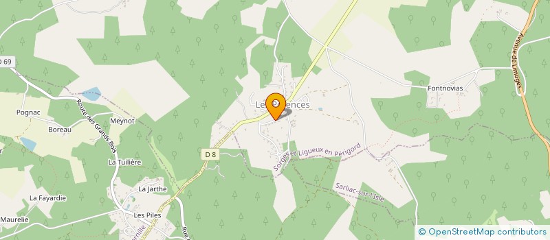 localisation de l'entreprise SOCIETE CIVILE D'EXPLOITATION AGRICOLE SYSKA à SORGES-ET-LIGUEUX-EN-PERIGORD