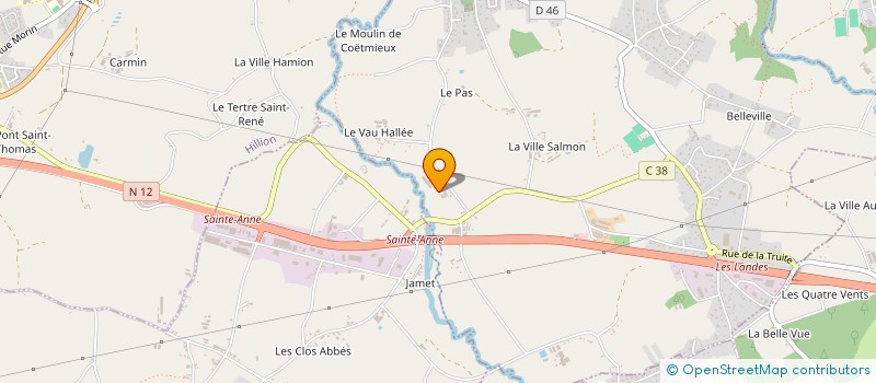 localisation de l'entreprise SOCIETE CIVILE D'EXPLOITATION AGRICOLE TERTRE SIMON  COETMIEUX