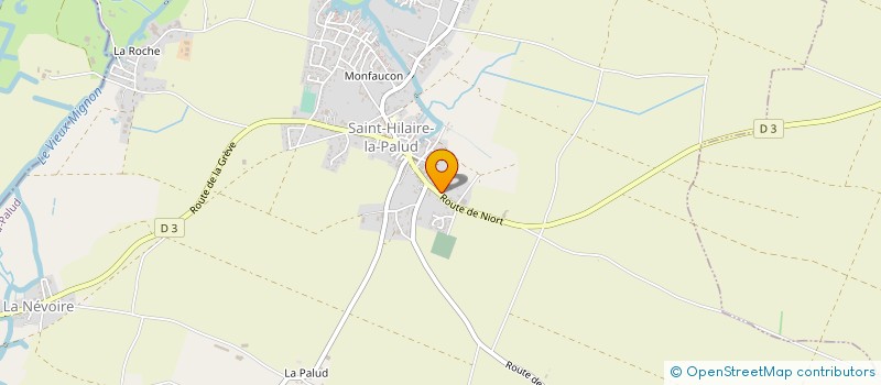 localisation de l'entreprise SOCIETE CIVILE D'EXPLOITATION AGRICOLE THIERRY BOURET  SAINT-HILAIRE-LA-PALUD