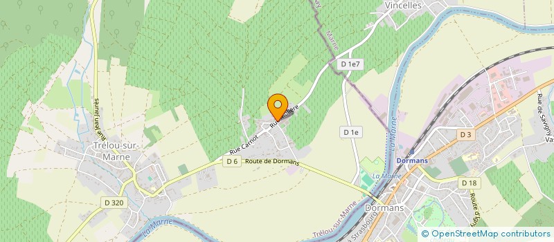 localisation de l'entreprise SOCIETE CIVILE D'EXPLOITATION AGRICOLE VOLAILLES DE LA FERME DU MOULIN à TRELOU-SUR-MARNE