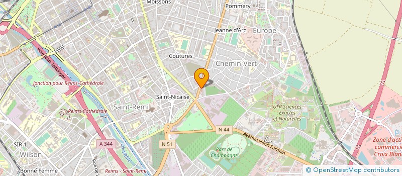 localisation de l'entreprise SOCIETE CIVILE D'EXPLOITATION CHARLES LAFITE  REIMS