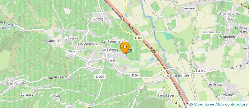 localisation de l'entreprise SOCIETE CIVILE D'EXPLOITATION DE LA DENANTE  DAVAYE