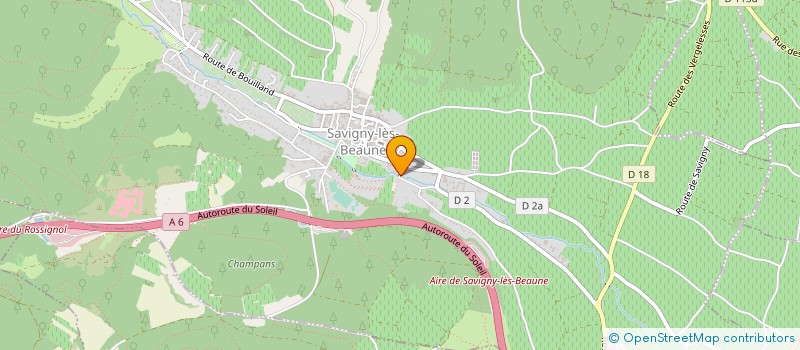 localisation de l'entreprise SOCIETE CIVILE D'EXPLOITATION DU MANOIR à SAVIGNY-LES-BEAUNE