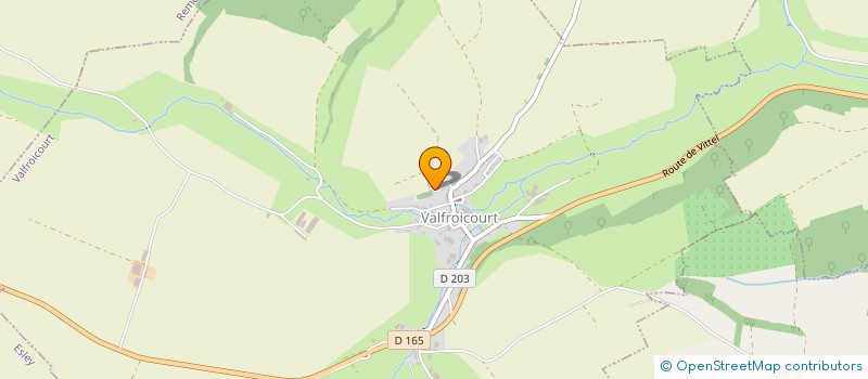 localisation de l'entreprise SOCIETE CIVILE D EXPLOITATION LAITIERE à VALFROICOURT