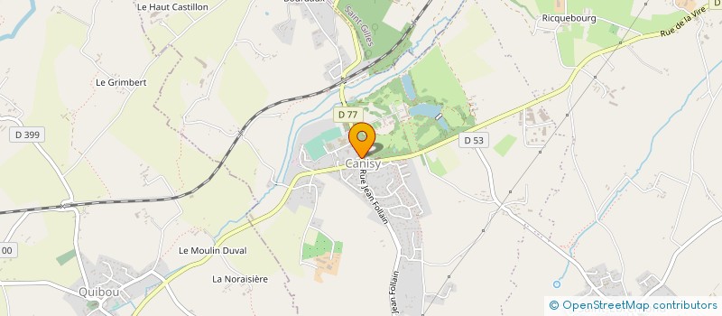 localisation de l'entreprise SOCIETE CIVILE D'EXPLOITATION PROFESSIONNELLE  CANISY