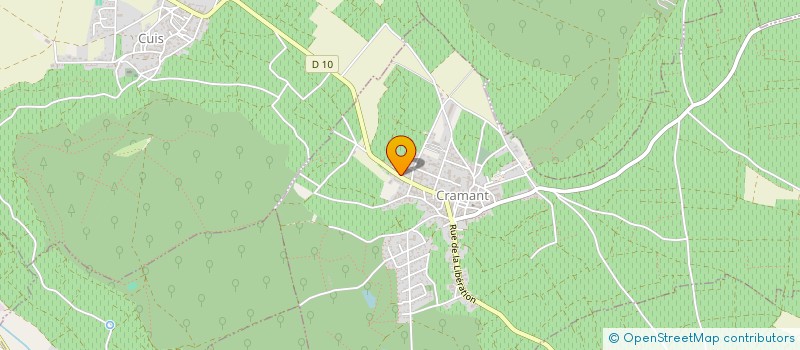 localisation de l'entreprise SOCIETE CIVILE D'EXPLOITATION VITICOLE OYANCE GUEBELS ET FILLES à CRAMANT