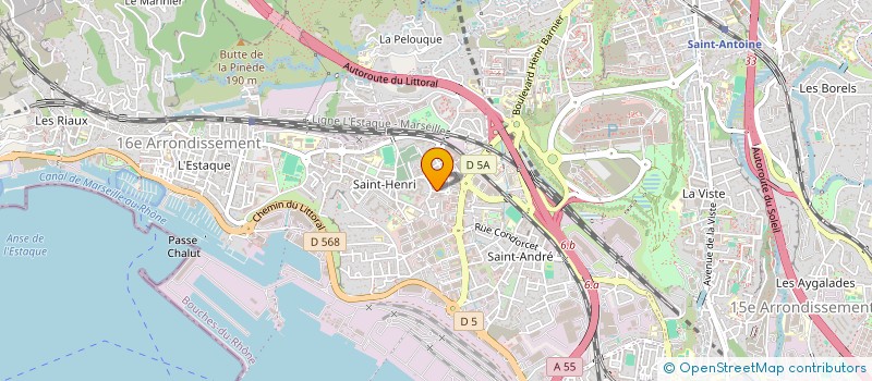 localisation de l'entreprise SOCIETE CIVILE D.I.F. à MARSEILLE