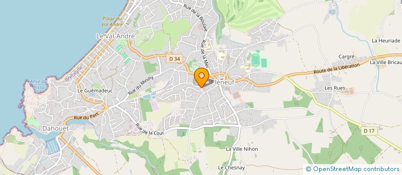 localisation de l'entreprise SOCIETE CIVILE D INVESTISSEMENT LANB  PLENEUF-VAL-ANDRE