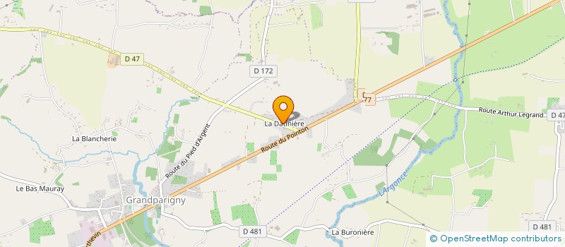 localisation de l'entreprise SOCIETE CIVILE D'INVESTISSEMENTS ARLILE  GRANDPARIGNY