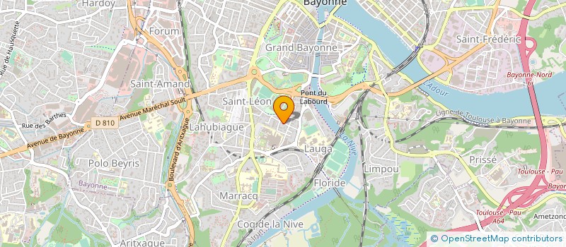 localisation de l'entreprise SOCIETE CIVILE D P M à BAYONNE