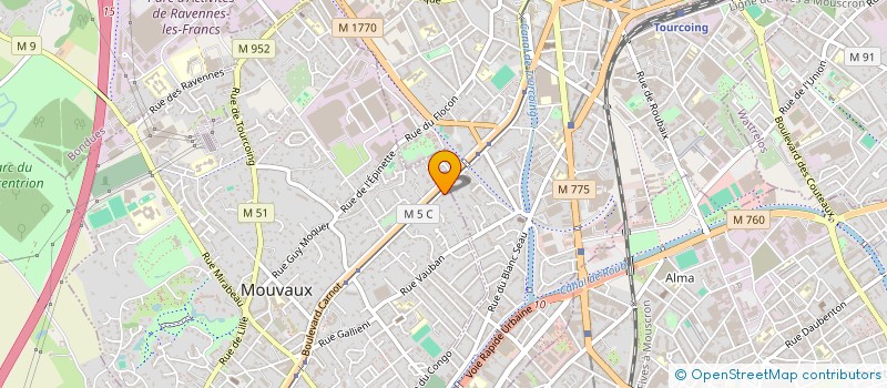 localisation de l'entreprise SOCIETE CIVILE D.S à MOUVAUX
