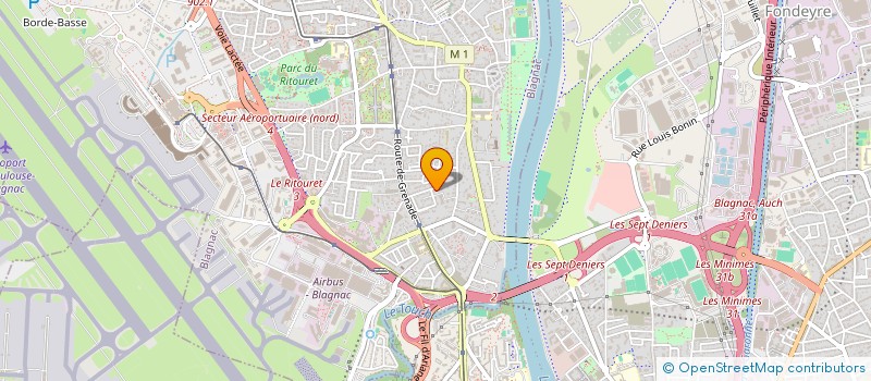 localisation de l'entreprise SOCIETE CIVILE DAMA INVEST  BLAGNAC