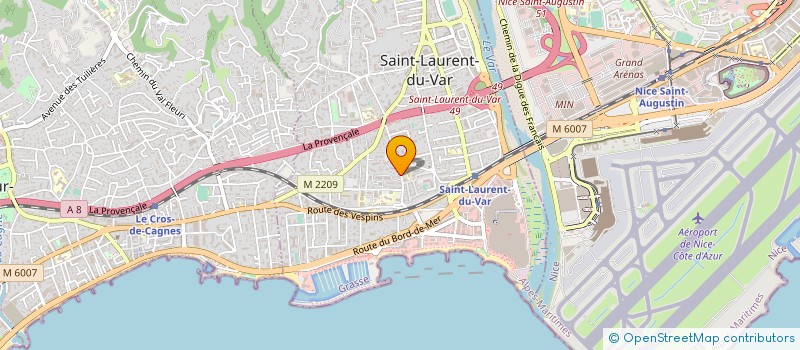 localisation de l'entreprise SOCIETE CIVILE DANIEL à SAINT LAURENT DU VAR