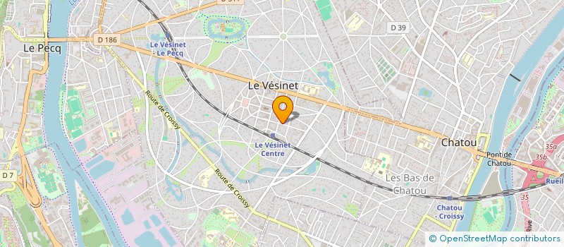 localisation de l'entreprise SOCIETE CIVILE DANRE RANGHEARD à LE VESINET