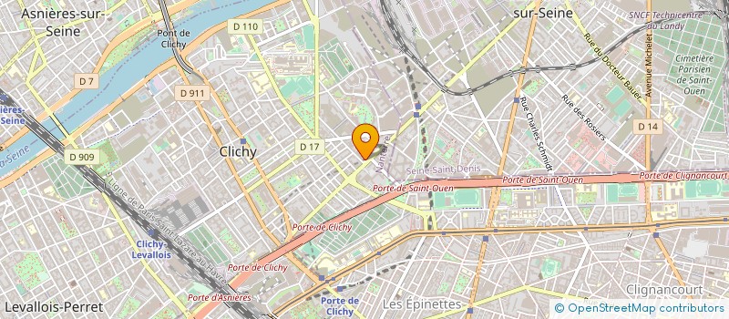 localisation de l'entreprise SOCIETE CIVILE DARMON-GERBI à CLICHY