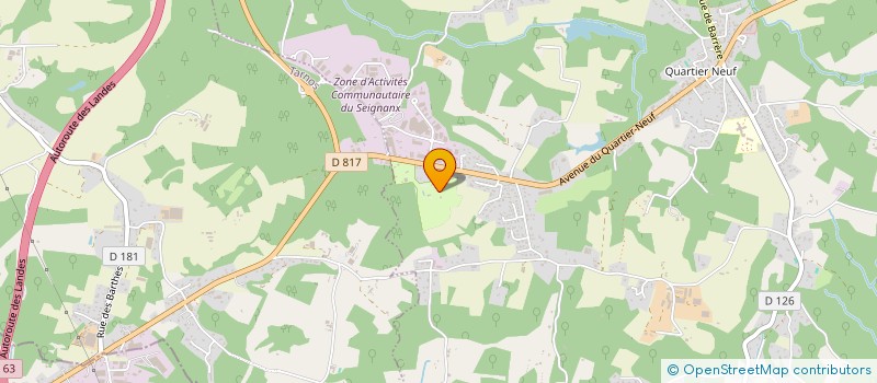 localisation de l'entreprise SOCIETE CIVILE DARVY  SAINT-MARTIN-DE-SEIGNANX