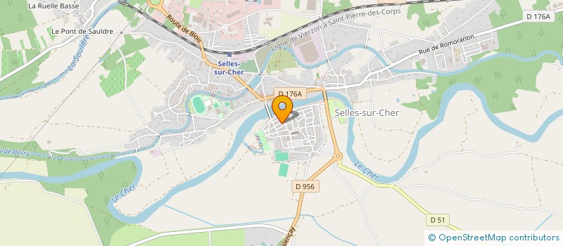 localisation de l'entreprise SOCIETE CIVILE DAUPHINE  SELLES-SUR-CHER