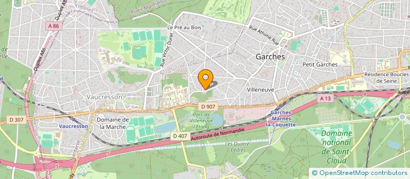 localisation de l'entreprise SOCIETE CIVILE DAVAINE à GARCHES