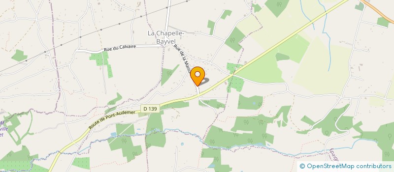 localisation de l'entreprise SOCIETE CIVILE DAVID  LA CHAPELLE-BAYVEL