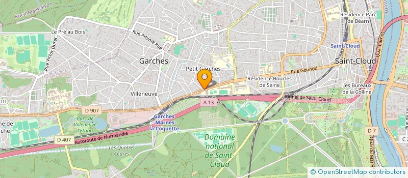 localisation de l'entreprise SOCIETE CIVILE DAVID AURORE ROMAN JACQUEMONT 2 à GARCHES