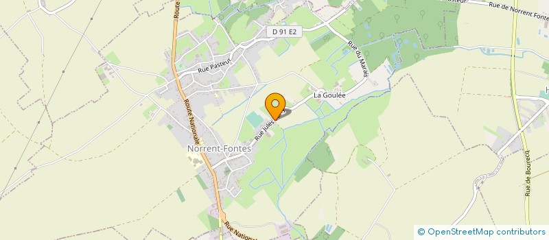 localisation de l'entreprise SOCIETE CIVILE DCMD  NORRENT-FONTES