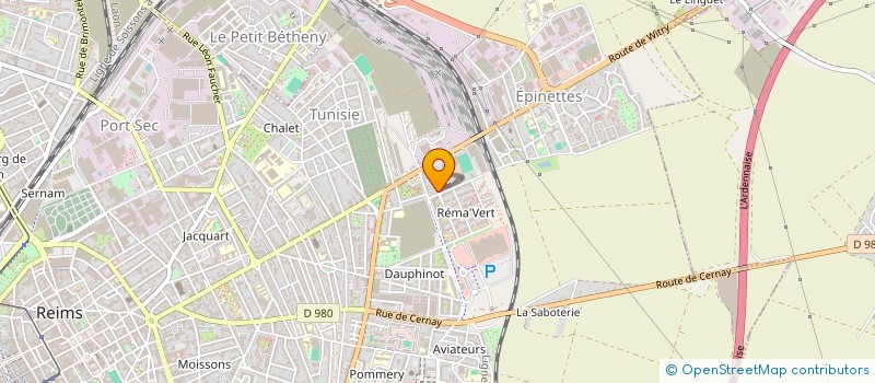 localisation de l'entreprise SOCIETE CIVILE DE AMORIM  REIMS