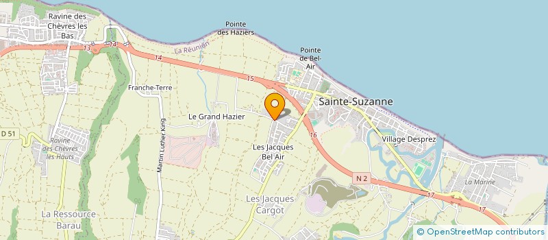 localisation de l'entreprise SOCIETE CIVILE DE BEL AIR à SAINTE-SUZANNE