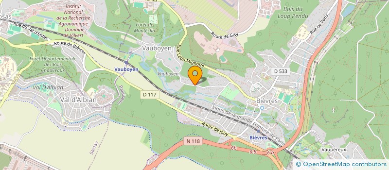 localisation de l'entreprise SOCIETE CIVILE DE BELLEVUE à BIEVRES