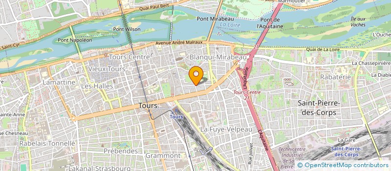 localisation de l'entreprise SOCIETE CIVILE DE BONREPEAUX  TOURS