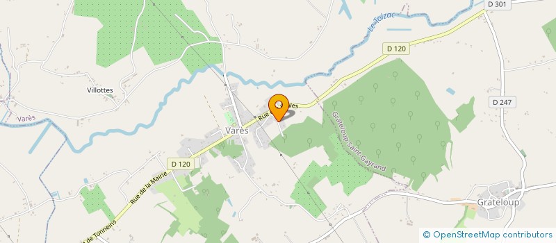 localisation de l'entreprise SOCIETE CIVILE DE BORDES  VARES