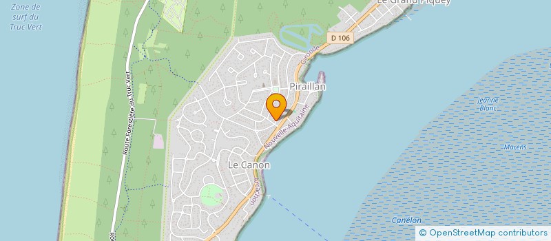 localisation de l'entreprise SOCIETE CIVILE DE CHAPPAZ à LEGE-CAP-FERRET