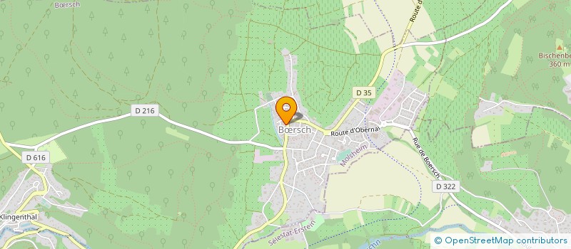 localisation de l'entreprise SOCIETE CIVILE DE CHASSE DE L'AU-KOPF à BŒRSCH