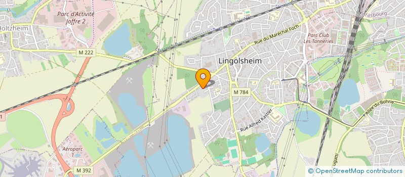 localisation de l'entreprise SOCIETE CIVILE DE CHASSE DE L EHN  LINGOLSHEIM